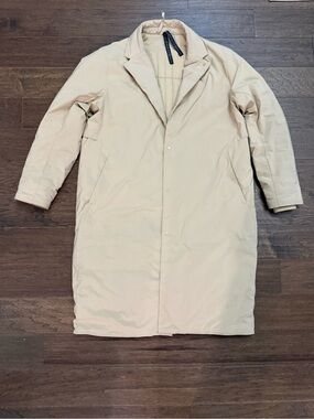 lululemon athletica Cream Lightweight Long Trench Coat